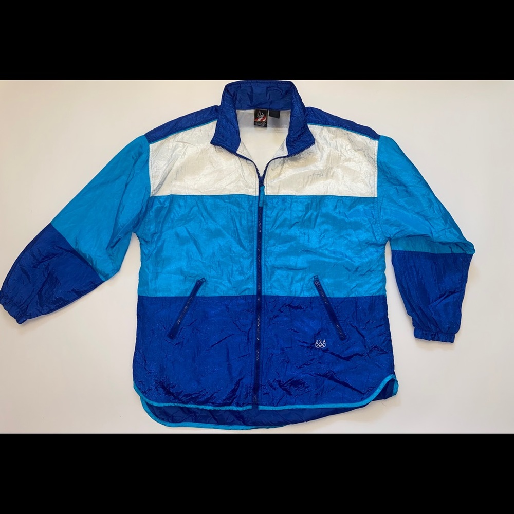 Vintage 90s USA Olympics Windbreaker